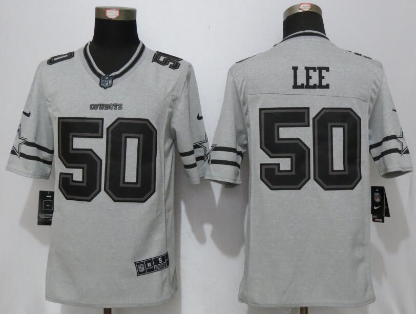 Nike Dallas Cowboys 50 Lee Nike Gridiron Gray II Limited Jersey